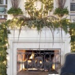christmas decoration for the fireplace