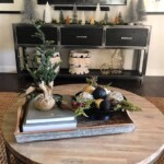 christmas decorating coffee table