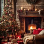 christmas aesthetic living room