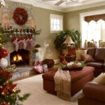 beautiful living rooms decorated for christmas